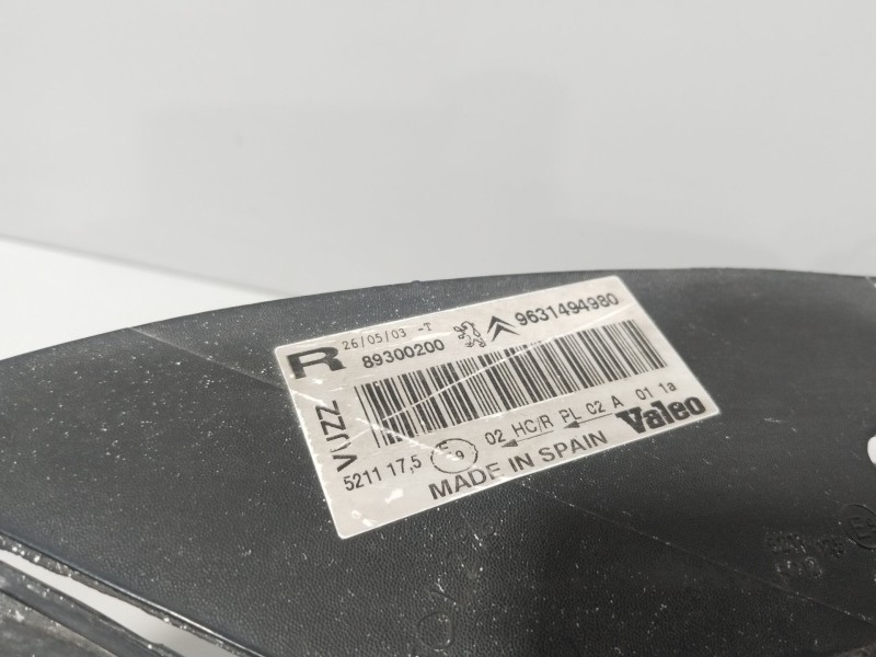 Recambio de faro derecho para citroën xsara picasso (n68) 2.0 hdi referencia OEM IAM 9631494980  