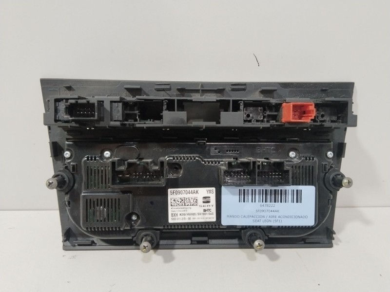 Recambio de mando calefaccion / aire acondicionado para seat leon (5f1) 1.4 tgi referencia OEM IAM 5F0907044AK  