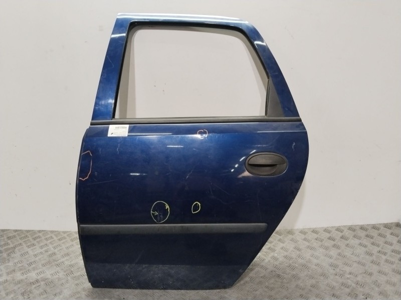 Recambio de puerta trasera izquierda para opel meriva enjoy referencia OEM IAM  AZUL 