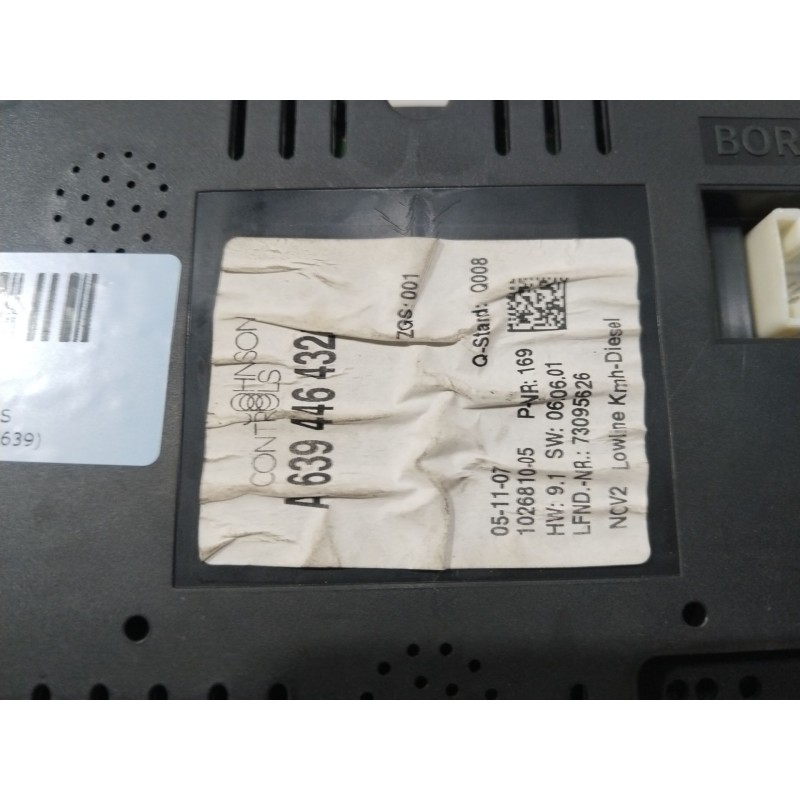 Recambio de cuadro instrumentos para mercedes-benz viano (w639) cdi 3.0 (639.811, 639.813, 639.815) referencia OEM IAM A63944643