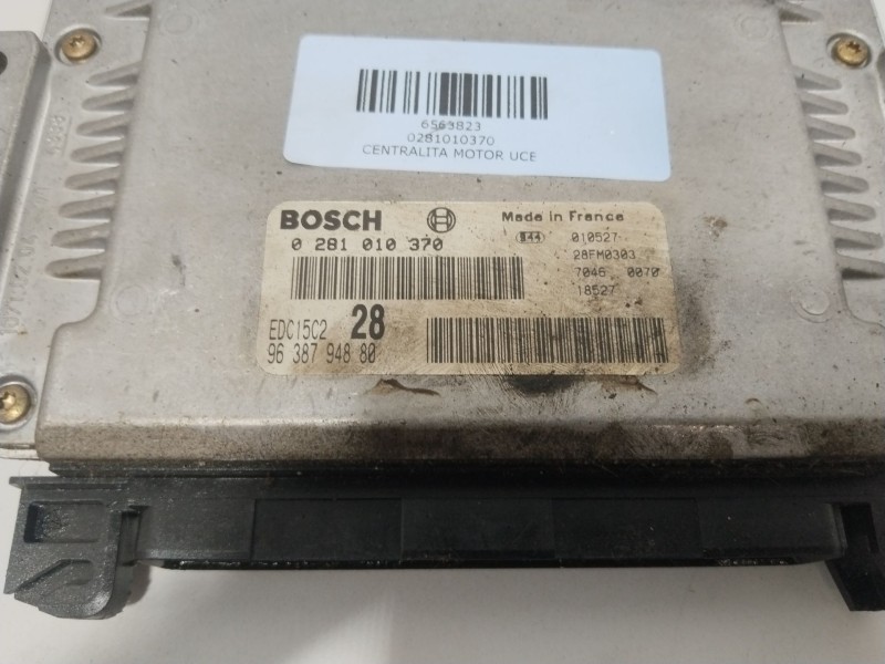 Recambio de centralita motor uce para peugeot 406 (8b) 2.2 hdi referencia OEM IAM 0281010370  