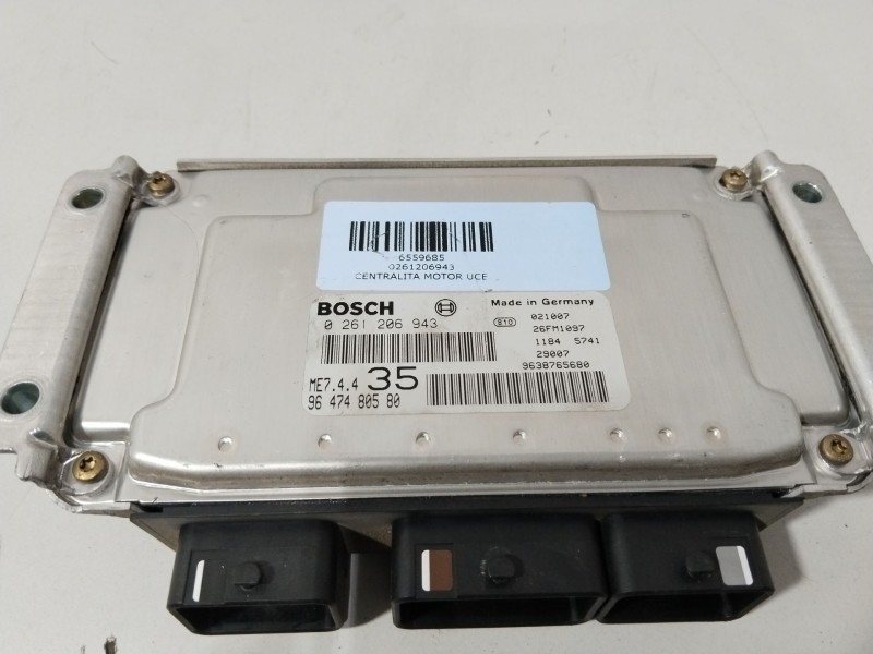 Recambio de centralita motor uce para peugeot 307 sw (3h) 1.6 16v referencia OEM IAM 0261206943  