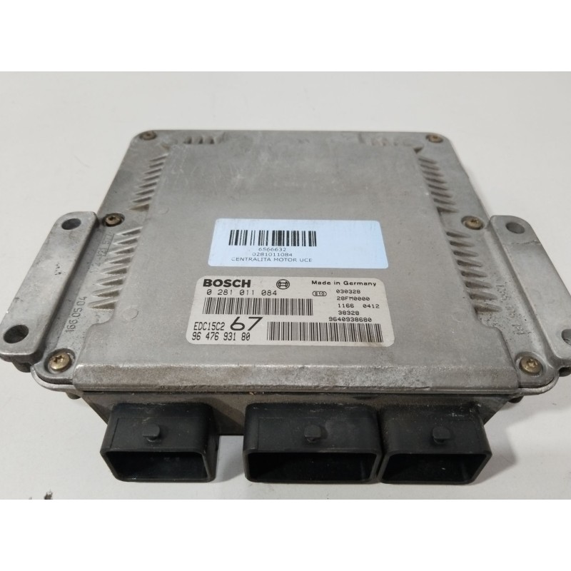 Recambio de centralita motor uce para citroën xsara picasso (n68) 2.0 hdi referencia OEM IAM 0281011084  