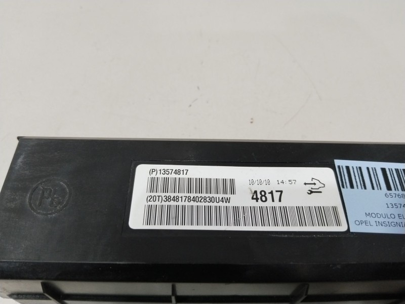 Recambio de modulo electronico para opel insignia a sedán (g09) 2.0 cdti (69) referencia OEM IAM 13574817  