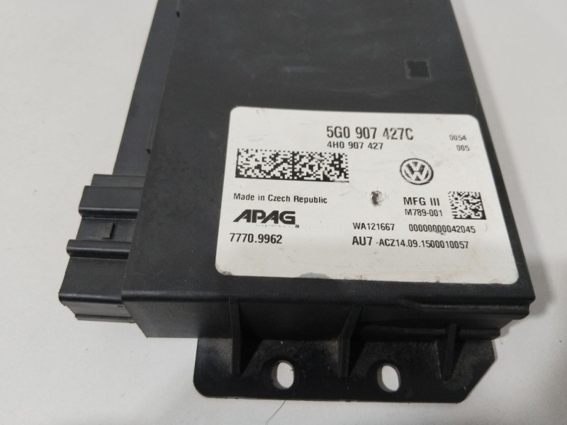Recambio de modulo electronico para seat leon (5f1) 2.0 tdi referencia OEM IAM 5G0907427C  