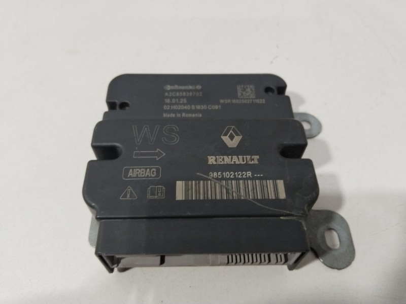 Recambio de centralita airbag para dacia sandero ambiance referencia OEM IAM 985102122R  A2C85839702