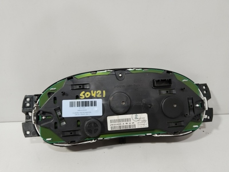 Recambio de cuadro instrumentos para dacia lodgy (js_) 1.6 lpg referencia OEM IAM 248101921R   Recambio de cuadro instrumentos para dacia lodgy (js_) 1.6 lpg referencia OEM IAM 248101921R
