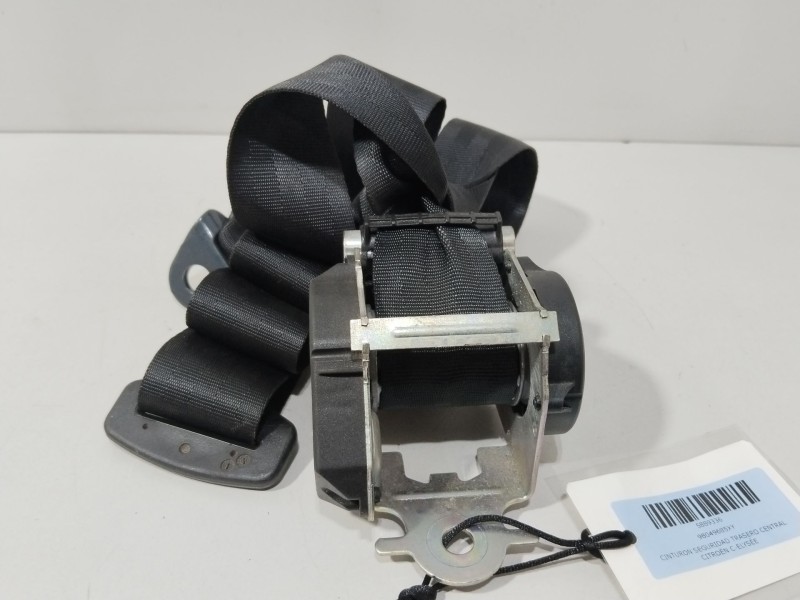Recambio de cinturon seguridad trasero central para citroën c-elysée shine referencia OEM IAM 98049685XY  