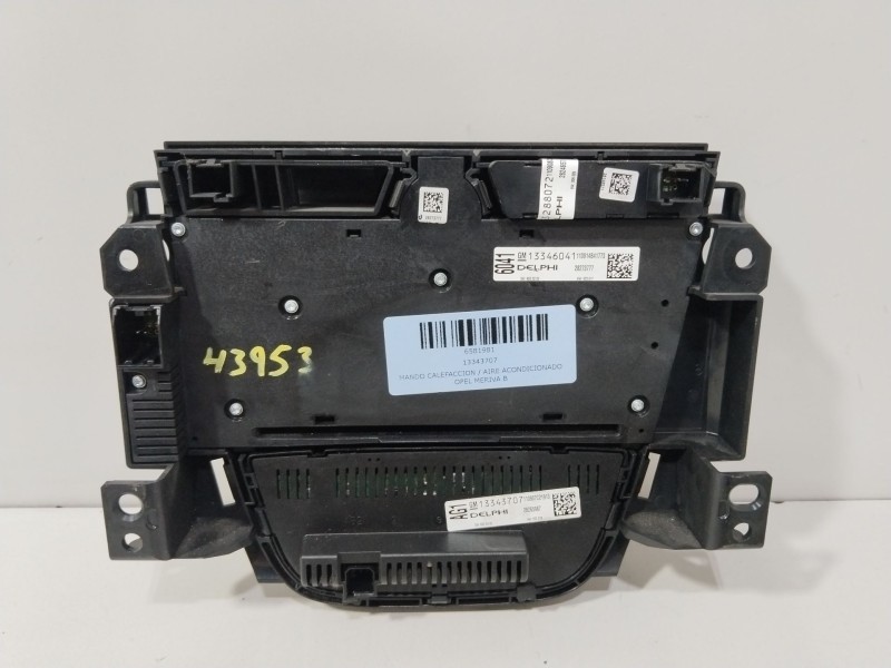 Recambio de mando calefaccion / aire acondicionado para opel meriva b cosmo referencia OEM IAM 13343707  13346041