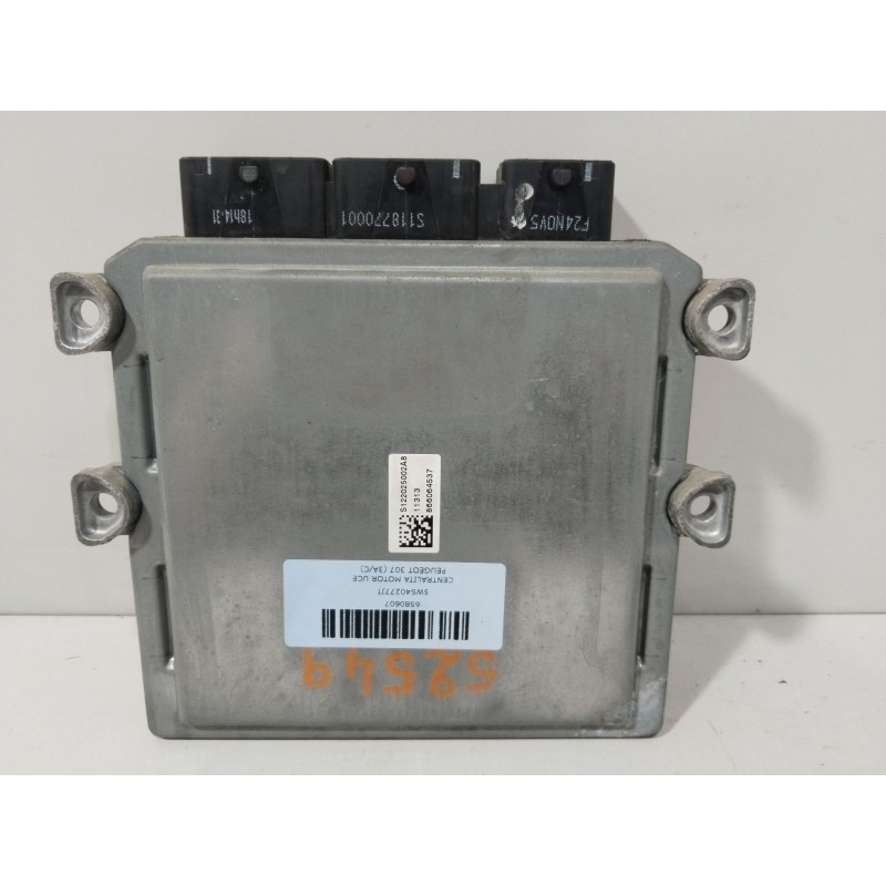Recambio de centralita motor uce para peugeot 307 (3a/c) 2.0 hdi 135 referencia OEM IAM 5WS40277JT  