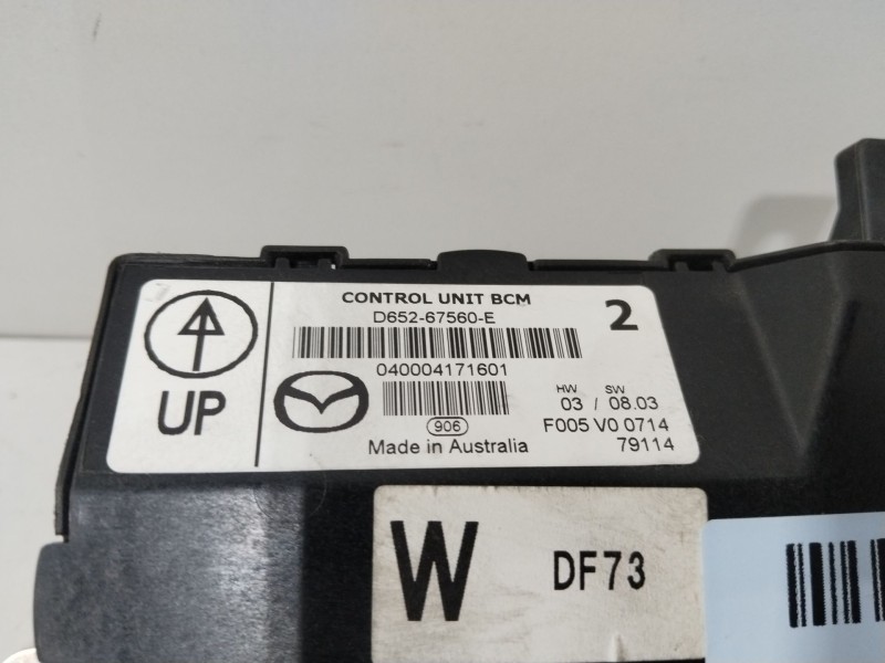 Recambio de modulo electronico para mazda 2 (de_, dh_) 1.3 (de3fs) referencia OEM IAM D65267560E  