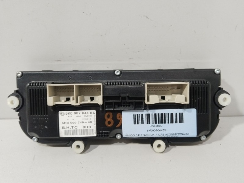 Recambio de mando calefaccion / aire acondicionado para volkswagen passat b6 (3c2) 2.0 tdi referencia OEM IAM 5K0907044BS  