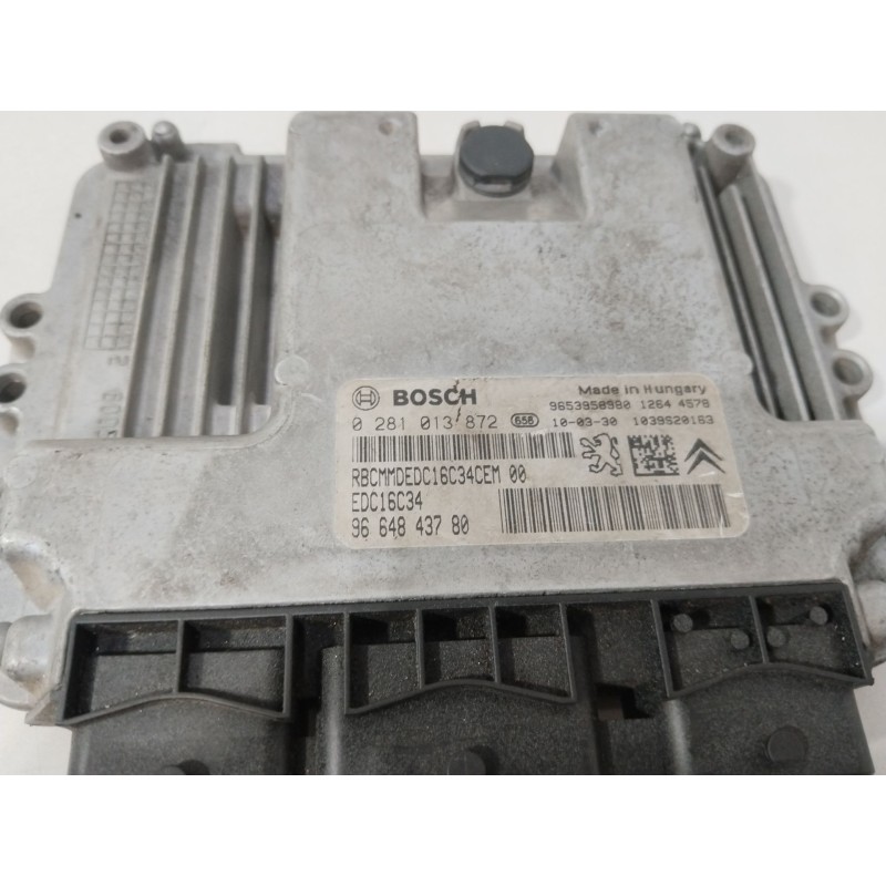 Recambio de centralita motor uce para peugeot 207 sport referencia OEM IAM 9664843780 0281013872  Recambio de centralita motor uce para peugeot 207 sport referencia OEM IAM 9664843780 0281013872