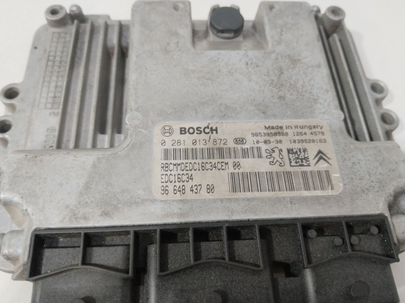 Recambio de centralita motor uce para peugeot 207 sport referencia OEM IAM 9664843780 0281013872  Recambio de centralita motor uce para peugeot 207 sport referencia OEM IAM 9664843780 0281013872