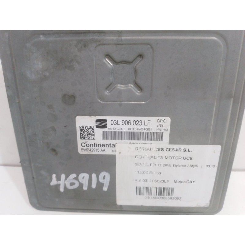 CENTRALITA MOTOR UCE 03L906023LF  - imagen 2