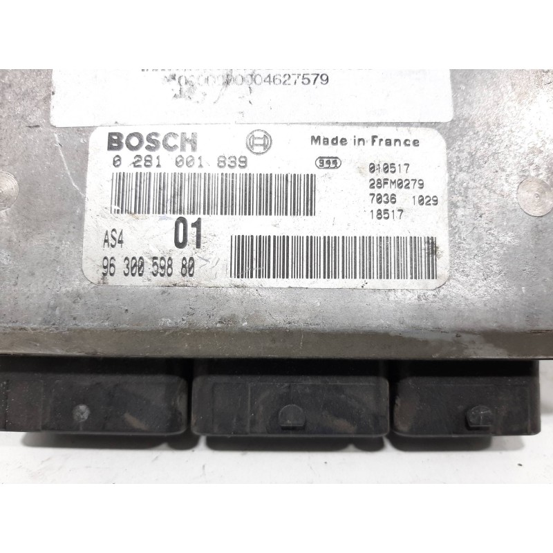 CENTRALITA MOTOR UCE 0281001839 9630059880  - imagen 1