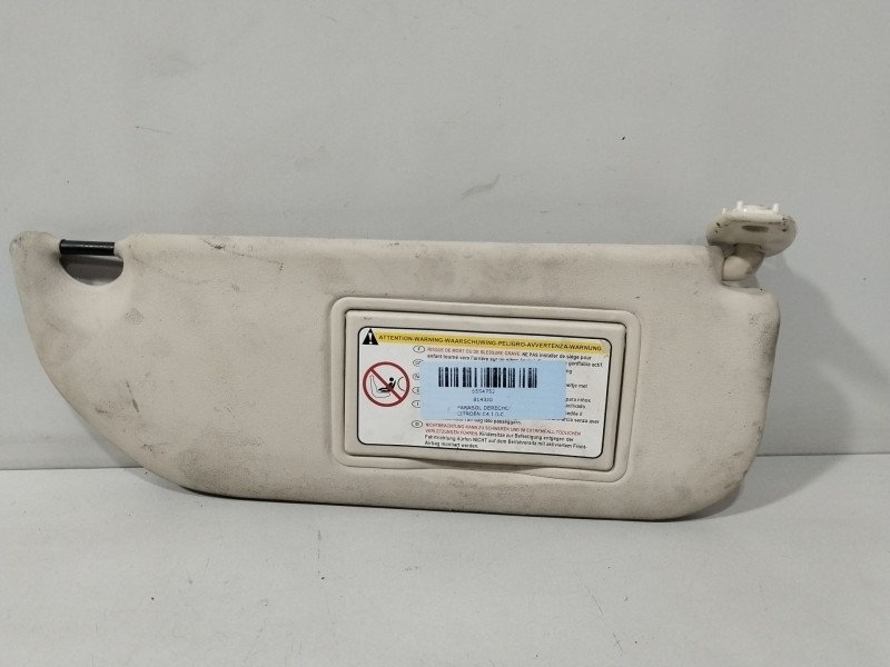 Recambio de parasol derecho para citroën c4 i (lc_) 2.0 hdi referencia OEM IAM 8143JG  
