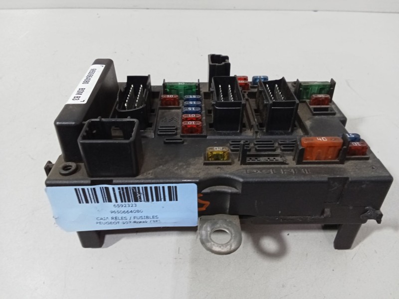 Recambio de caja reles / fusibles para peugeot 307 break (3e) 2.0 hdi 135 referencia OEM IAM 9650664080  