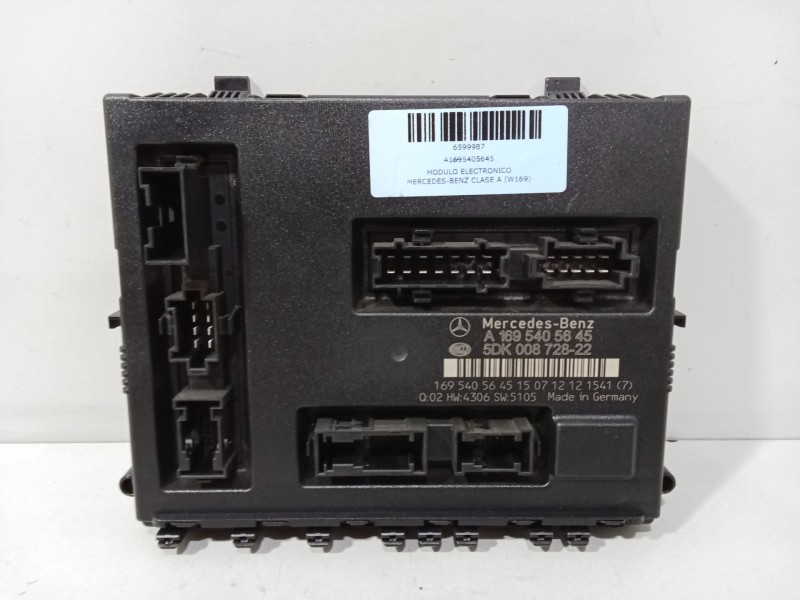 Recambio de modulo electronico para mercedes-benz clase a (w169) a 180 cdi (169.007, 169.307) referencia OEM IAM A1695405645  