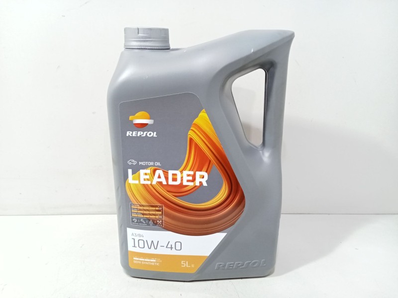 Recambio de aceite para material nuevo referencia OEM IAM ACEITE 10W-40  REPSOL LEADER