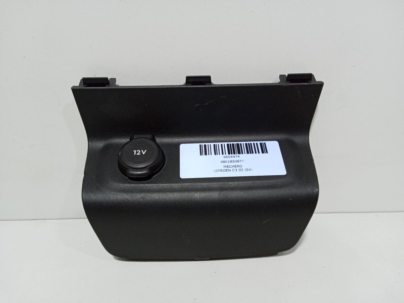 Recambio de mechero para citroën c3 iii (sx) 1.2 puretech 82 referencia OEM IAM 9801850877  