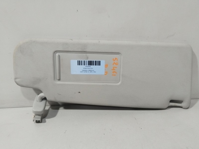 Recambio de parasol derecho para seat altea xl (5p5, 5p8) 1.6 tdi referencia OEM IAM 5P0857552T2F4  