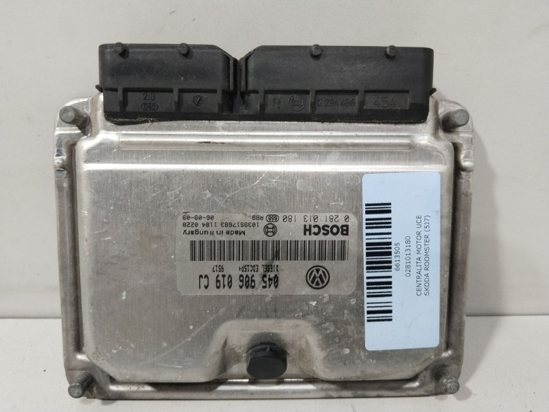 Recambio de centralita motor uce para skoda roomster (5j7) 1.4 tdi referencia OEM IAM 0281013180  