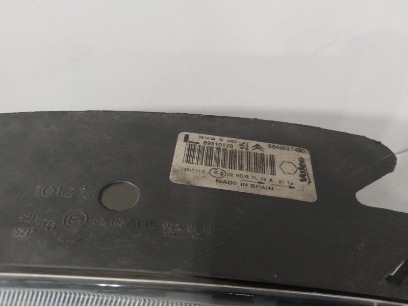 Recambio de faro izquierdo para citroën xsara picasso (n68) 1.8 16v referencia OEM IAM 9649557480  