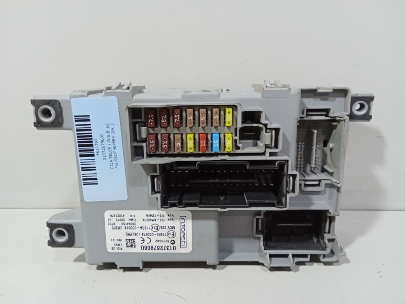 Recambio de caja reles / fusibles para peugeot bipper (aa_) 1.3 hdi 75 referencia OEM IAM 01372879080  