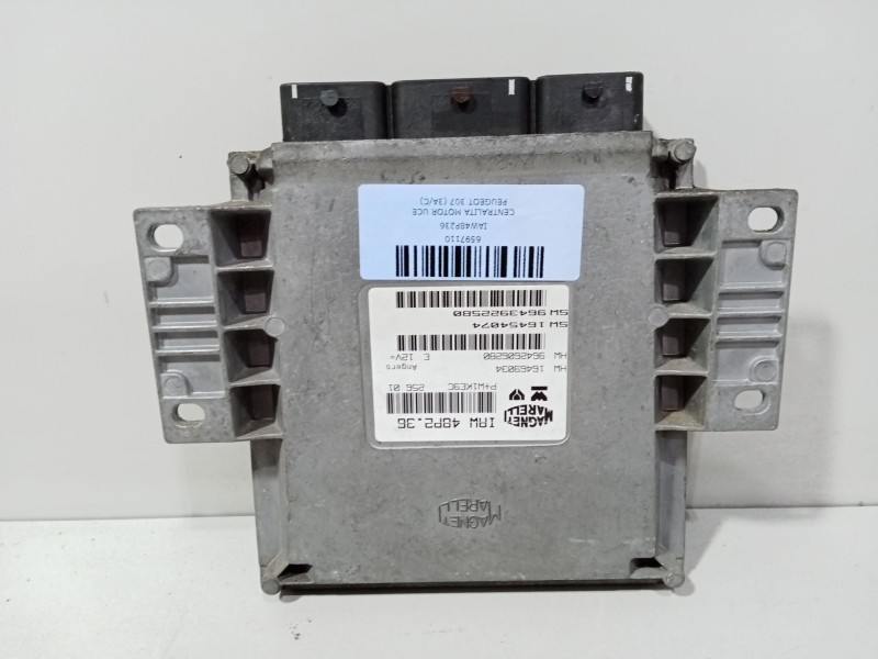 Recambio de centralita motor uce para peugeot 307 (3a/c) 2.0 16v referencia OEM IAM IAW48P236  