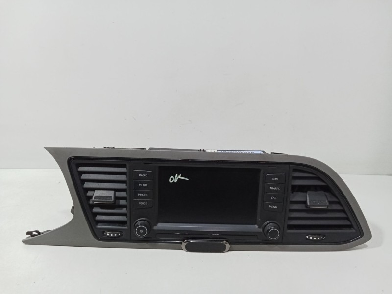 Recambio de pantalla multifuncion para seat leon (5f1) 2.0 tdi referencia OEM IAM 5F0919604F  