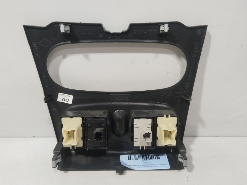 Recambio de mando elevalunas delantero izquierdo para dacia logan mcv ii tce 90 (k8m1) referencia OEM IAM 1205610X  