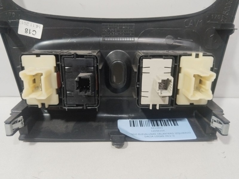 Recambio de mando elevalunas delantero izquierdo para dacia logan mcv ii tce 90 (k8m1) referencia OEM IAM 1205610X  