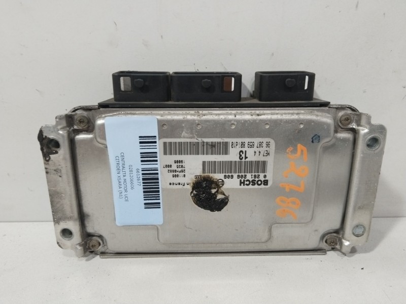 Recambio de centralita motor uce para citroën xsara (n1) 1.6 16v referencia OEM IAM 0281206606  
