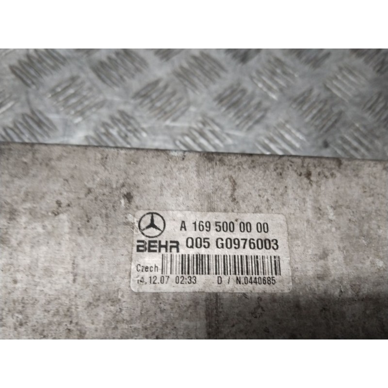 Recambio de intercooler para mercedes-benz clase a (w169) a 180 cdi (169.007, 169.307) referencia OEM IAM A1695000000  