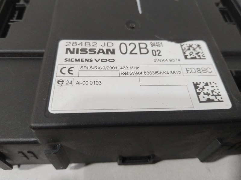 Recambio de modulo electronico para nissan qashqai i (j10, nj10) 2.0 dci referencia OEM IAM 284B2JD02B  