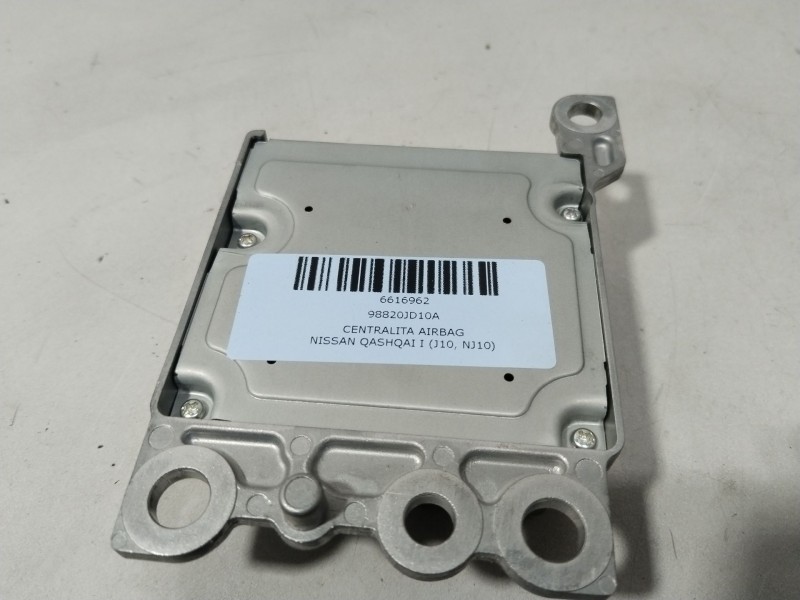 Recambio de centralita airbag para nissan qashqai i (j10, nj10) 2.0 dci referencia OEM IAM 98820JD10A  