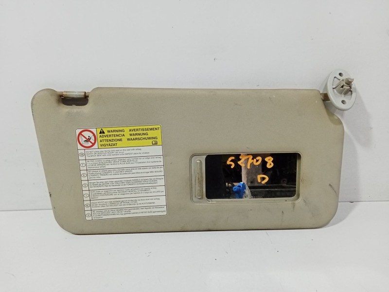 Recambio de parasol derecho para suzuki sx4 (ey, gy) 1.6 vvt (rw 416) referencia OEM IAM 8480180J216GS  