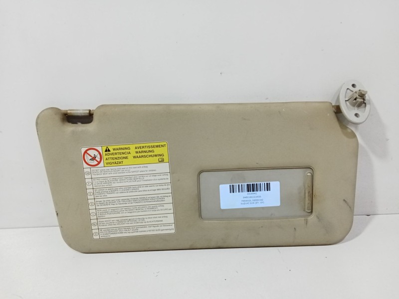 Recambio de parasol derecho para suzuki sx4 (ey, gy) 1.6 vvt (rw 416) referencia OEM IAM 8480180J216GS  