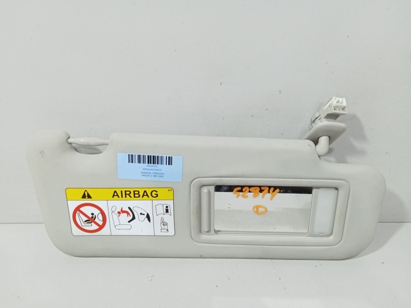 Recambio de parasol derecho para mazda 3 (bm, bn) 2.2 d referencia OEM IAM BHS269270A75  