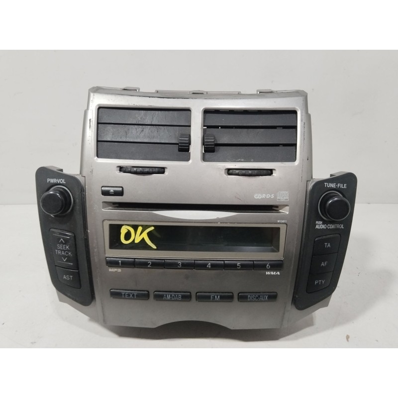Recambio de sistema audio / radio cd para toyota yaris (_p9_) 1.0 vvt-i (ksp90_) referencia OEM IAM 861200D490  