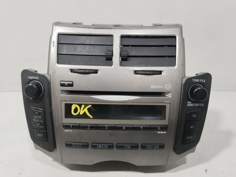 Recambio de sistema audio / radio cd para toyota yaris (_p9_) 1.0 vvt-i (ksp90_) referencia OEM IAM 861200D490  