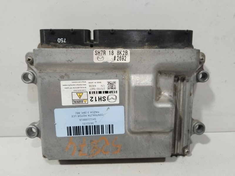 Recambio de centralita motor uce para mazda 3 (bm, bn) 2.2 d referencia OEM IAM SH1218881B  