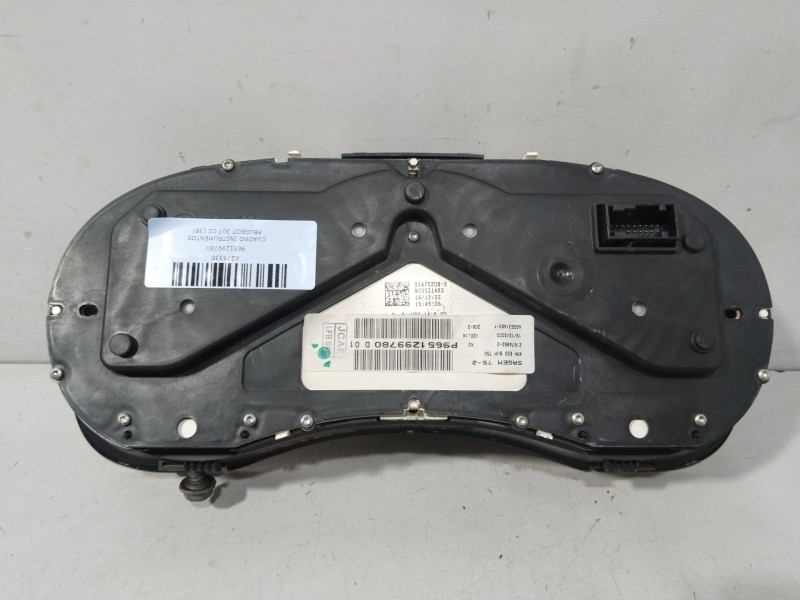 Recambio de cuadro instrumentos para peugeot 307 cc (3b) 2.0 16v referencia OEM IAM 9651299780  