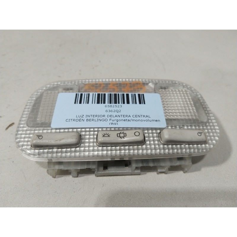 Recambio de luz interior delantera central para citroën berlingo furgoneta/monovolumen (b9) 1.6 hdi / bluehdi 75 referencia OEM 