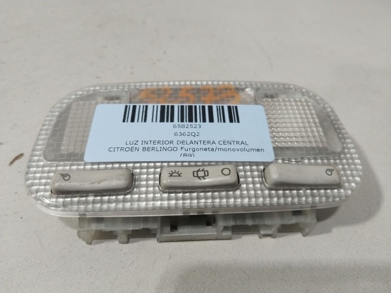 Recambio de luz interior delantera central para citroën berlingo furgoneta/monovolumen (b9) 1.6 hdi / bluehdi 75 referencia OEM 