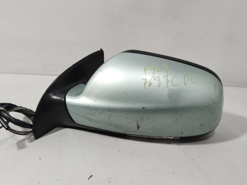 Recambio de retrovisor izquierdo para peugeot 307 (s1) xs referencia OEM IAM  NEGRO ELÉCTRICO