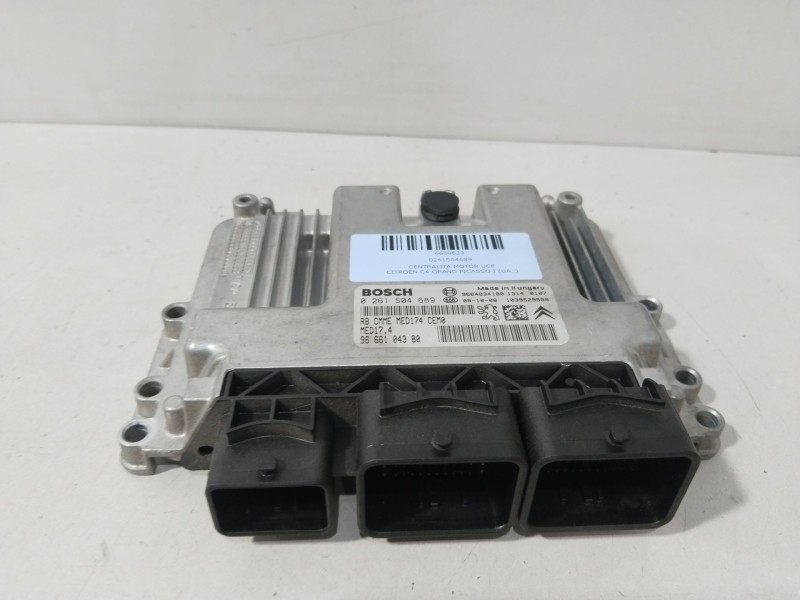 Recambio de centralita motor uce para citroën c4 grand picasso i (ua_) 1.6 16v referencia OEM IAM 0261S04689  