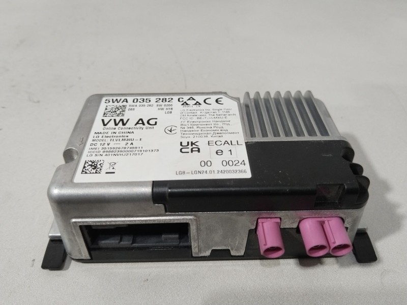 Recambio de modulo electronico para audi a1 sportback (gba) 25 tfsi referencia OEM IAM 5WA035282 NUEVO 