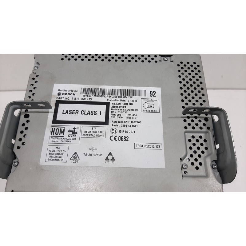 SISTEMA NAVEGACION GPS 25915BV92A MODEL:LCN2K58A00  - imagen 2
